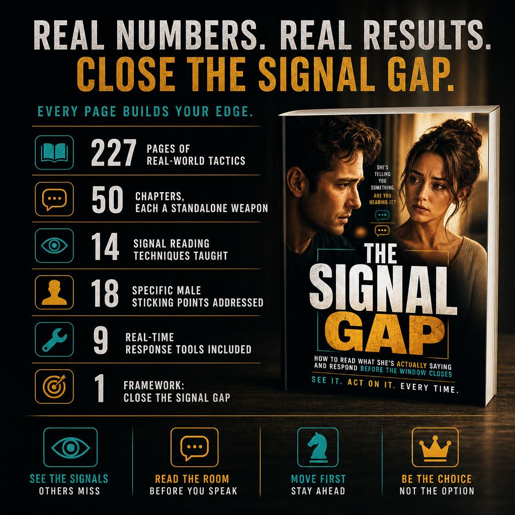 THE SIGNAL GAP: How To Read What She's Actually Saying And Respond Before The Window Closes