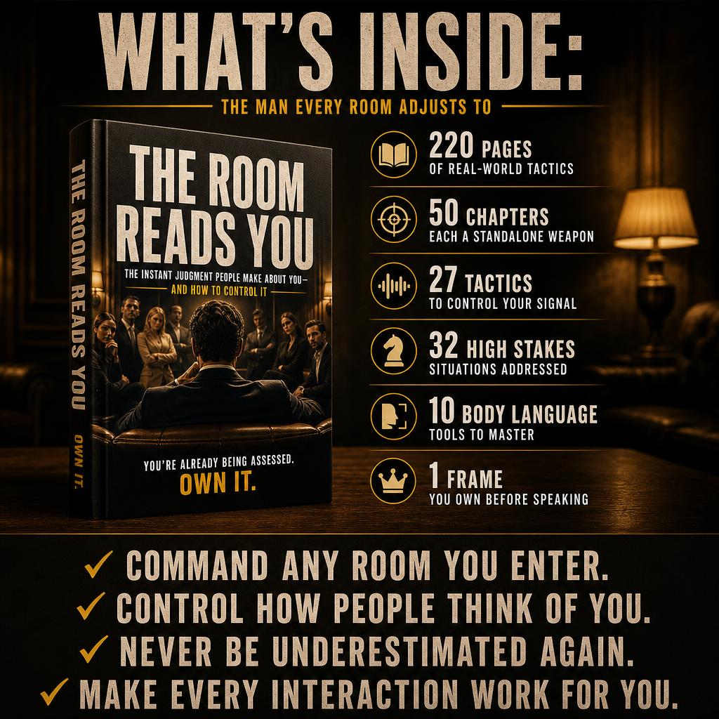 THE ROOM READS YOU: The Instant Judgment People Make About You  And How To Control It
