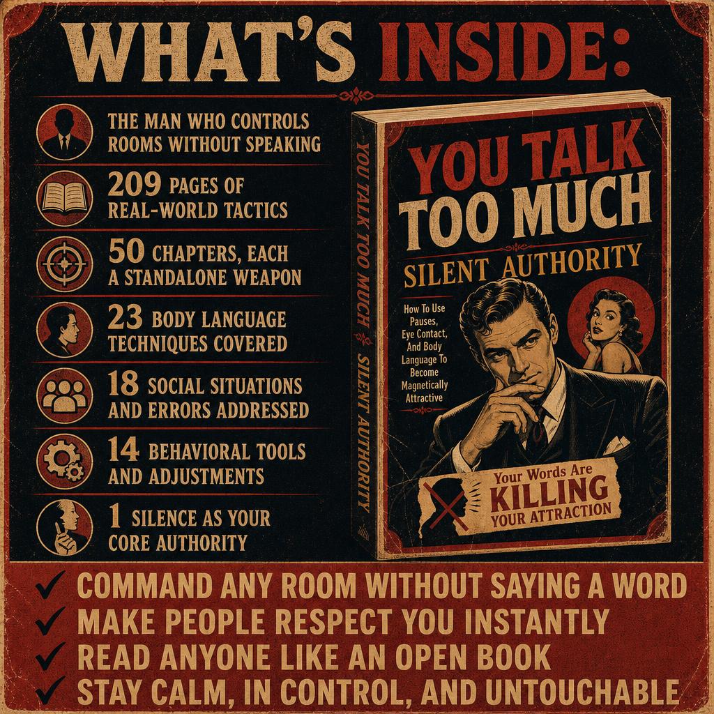 YOU TALK TOO MUCH: SILENT AUTHORITY