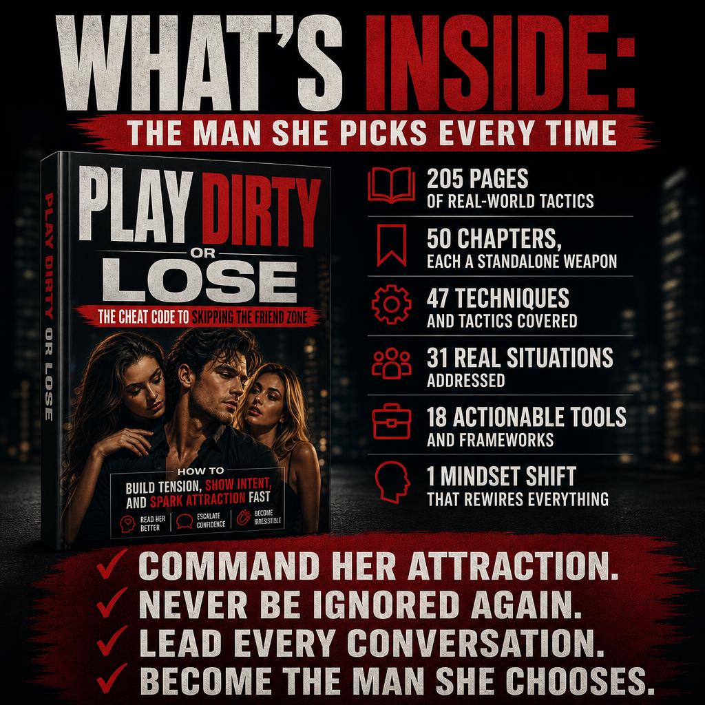 PLAY DIRTY OR LOSE: THE CHEAT CODE TO SKIPPING THE FRIEND ZONE