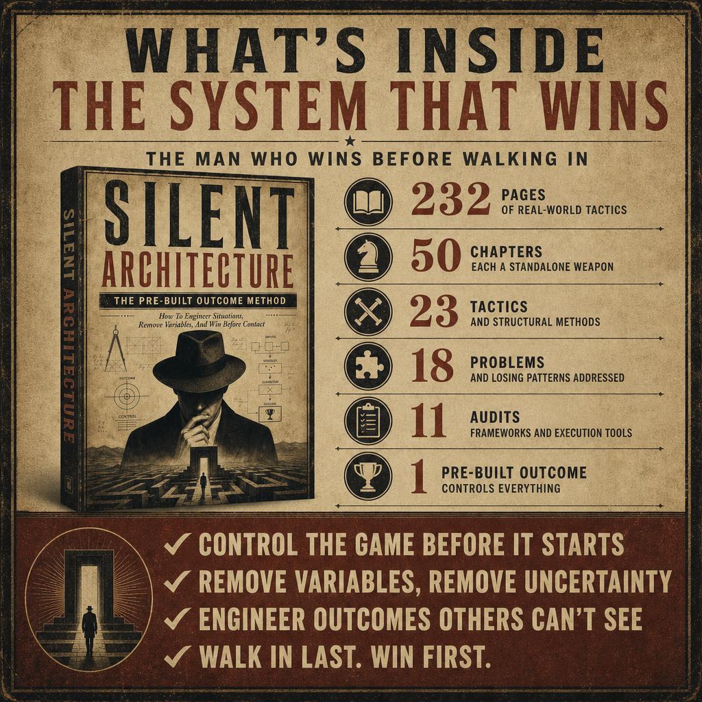 SILENT ARCHITECTURE: THE PRE-BUILT OUTCOME METHOD