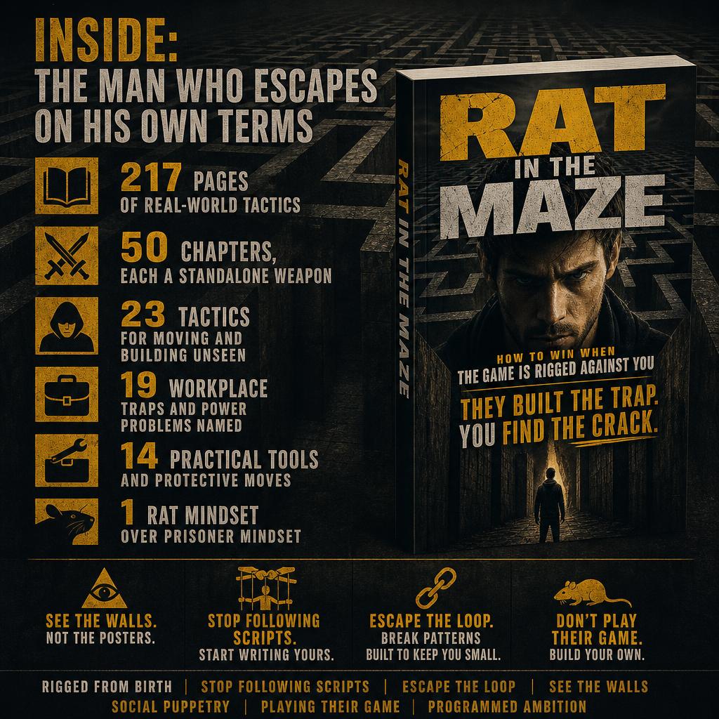 RAT IN THE MAZE: How To Win When The Game Is Rigged Against You