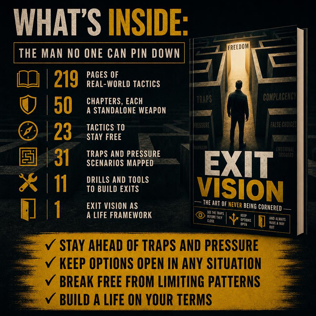 EXIT VISION: THE ART OF NEVER BEING CORNERED