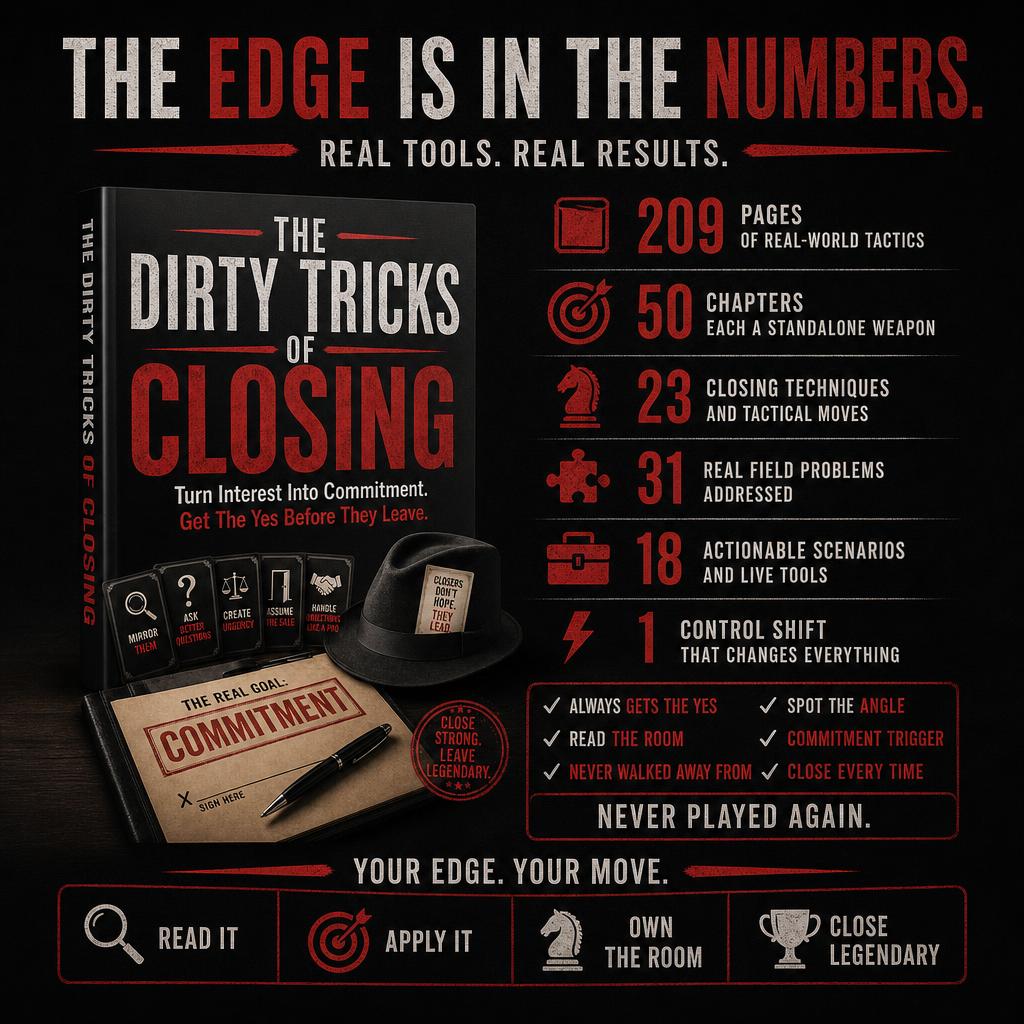 THE DIRTY TRICKS OF : CLOSING