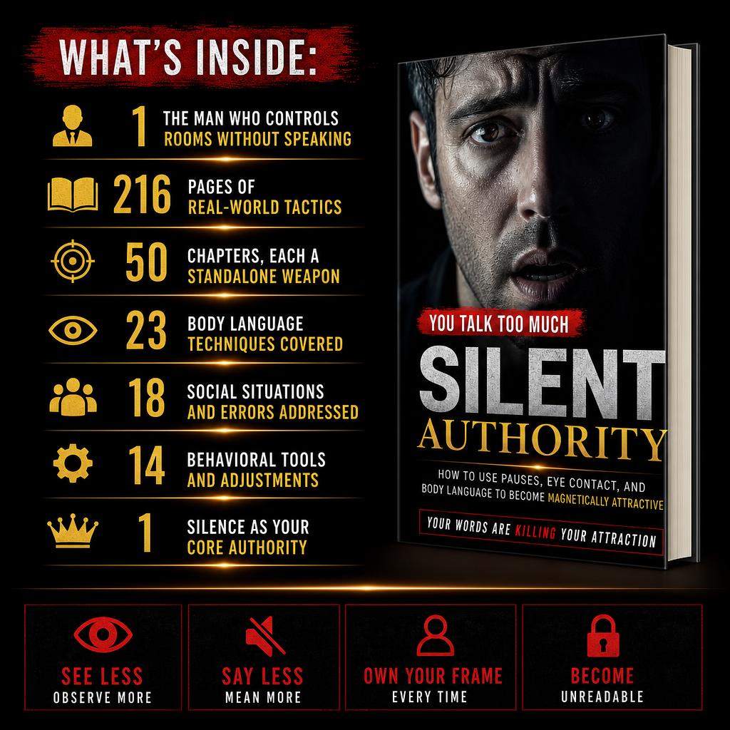 Silent Authority: How to Use Pauses, Eye Contact, and Body Language to Become Magnetically Attractive