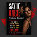 SAY IT ONCE: Words She Remembers