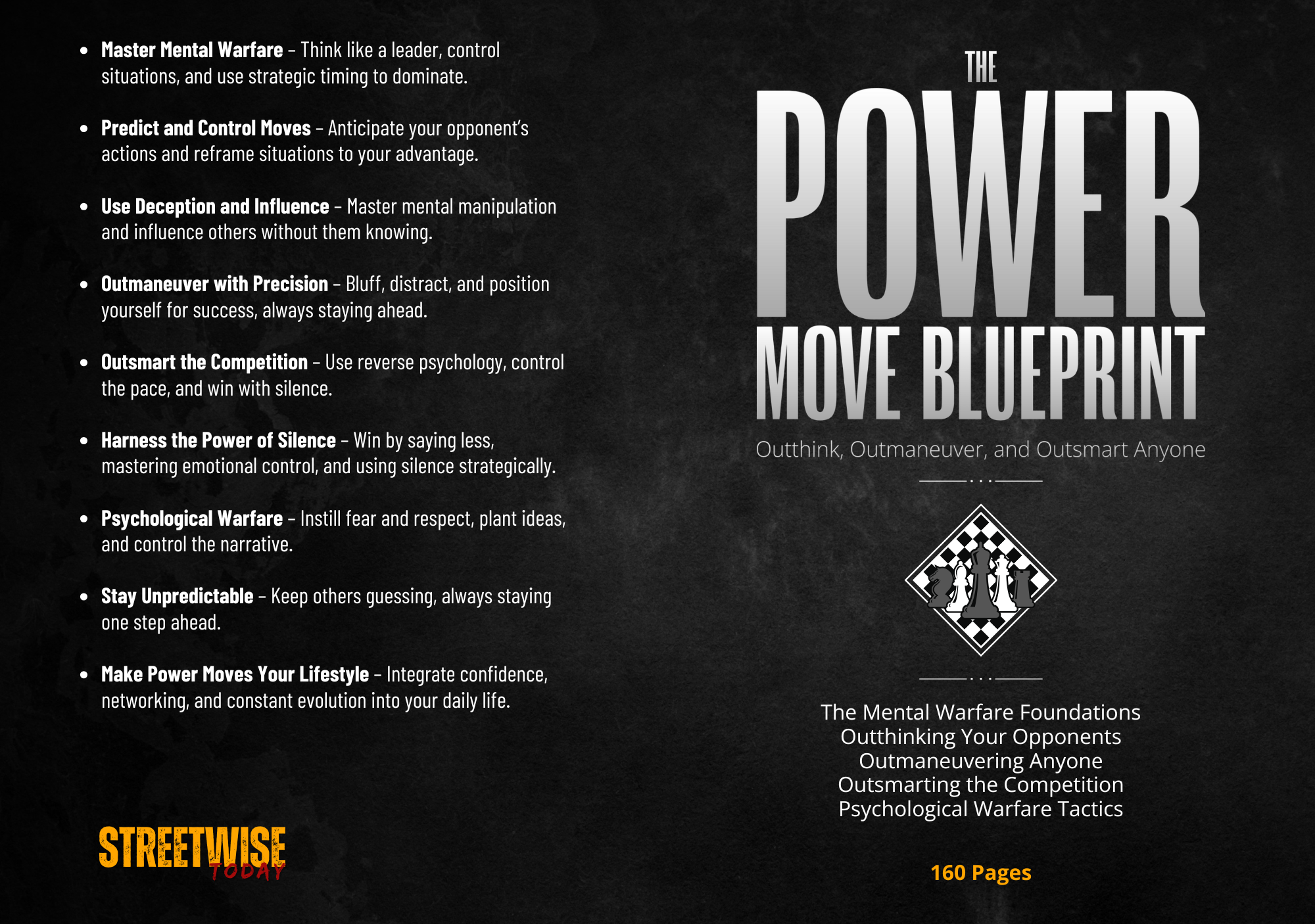 The Power Move Blueprint: Outthink, Outmaneuver, and Outsmart Anyone